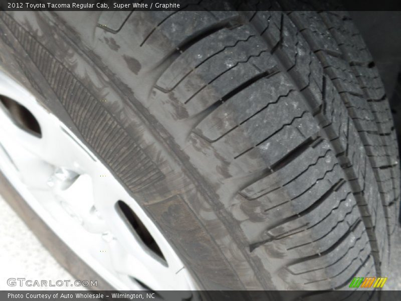 Super White / Graphite 2012 Toyota Tacoma Regular Cab
