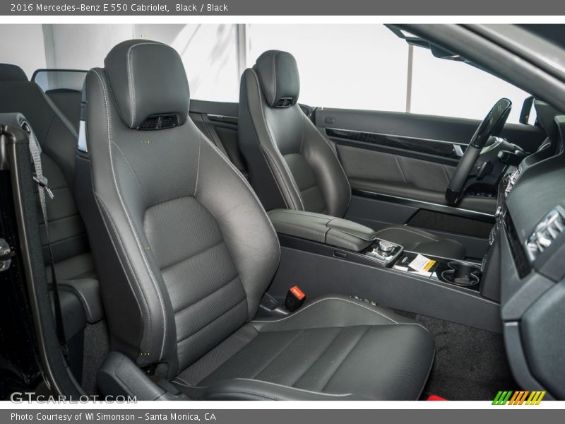  2016 E 550 Cabriolet Black Interior