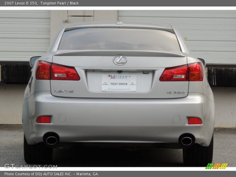Tungsten Pearl / Black 2007 Lexus IS 350