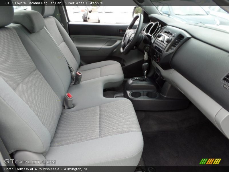 Super White / Graphite 2012 Toyota Tacoma Regular Cab
