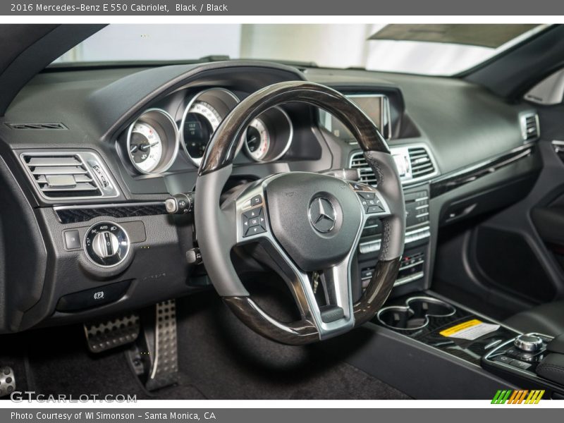 Black / Black 2016 Mercedes-Benz E 550 Cabriolet