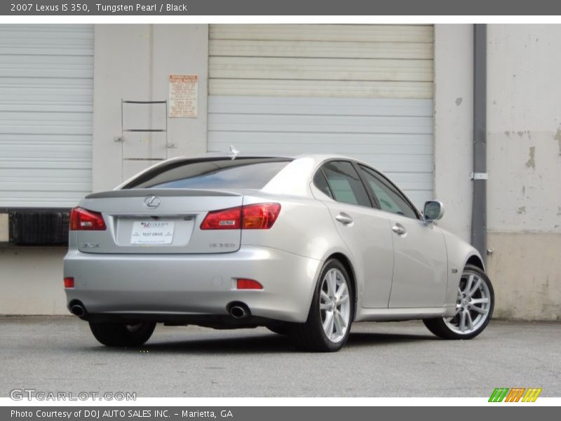 Tungsten Pearl / Black 2007 Lexus IS 350