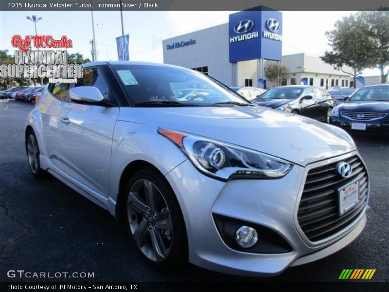 Ironman Silver / Black 2015 Hyundai Veloster Turbo