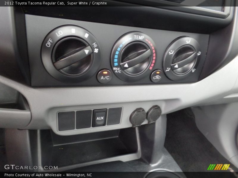 Super White / Graphite 2012 Toyota Tacoma Regular Cab