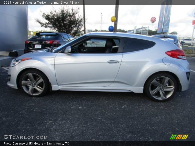 Ironman Silver / Black 2015 Hyundai Veloster Turbo