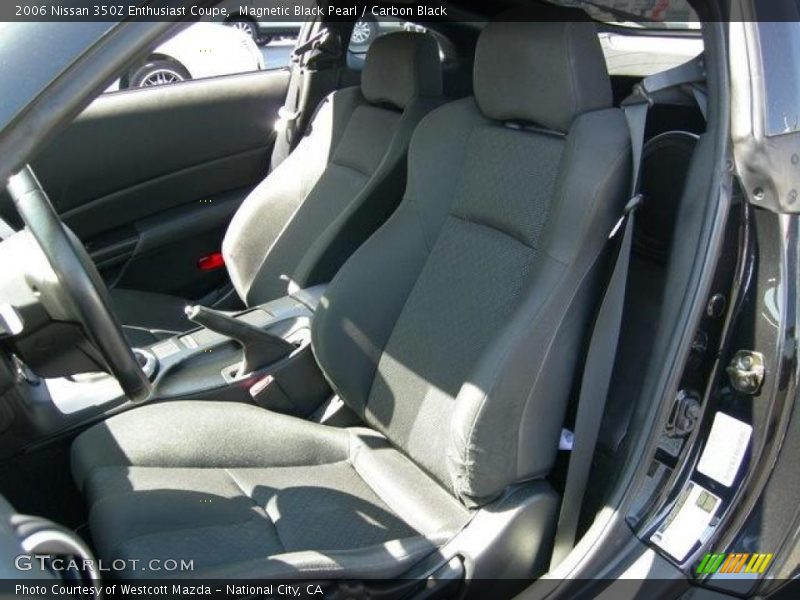 Magnetic Black Pearl / Carbon Black 2006 Nissan 350Z Enthusiast Coupe