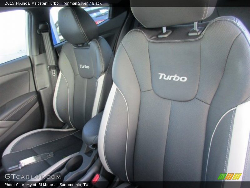 Ironman Silver / Black 2015 Hyundai Veloster Turbo