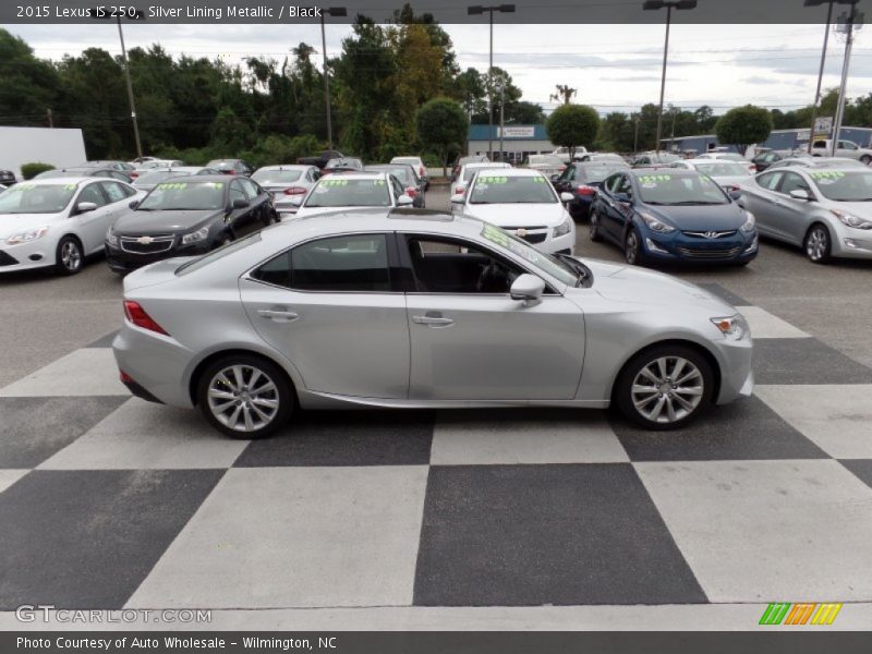 Silver Lining Metallic / Black 2015 Lexus IS 250