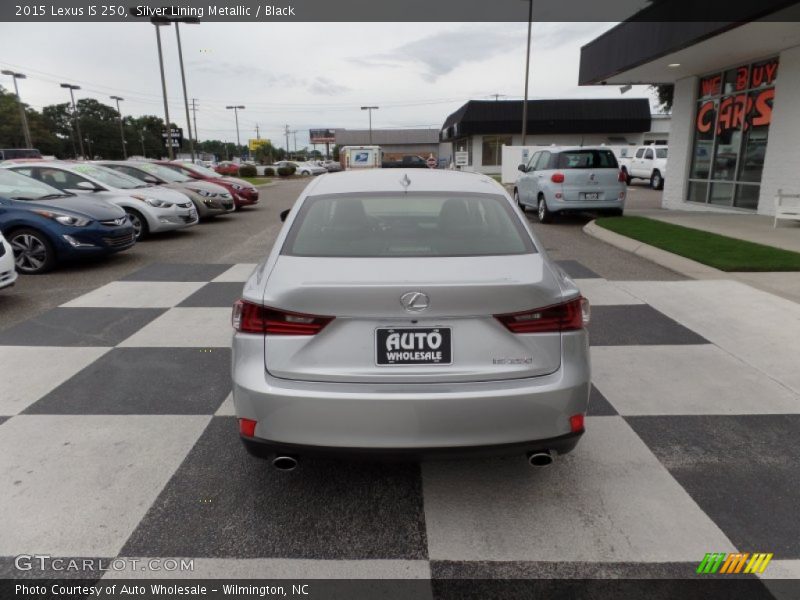Silver Lining Metallic / Black 2015 Lexus IS 250