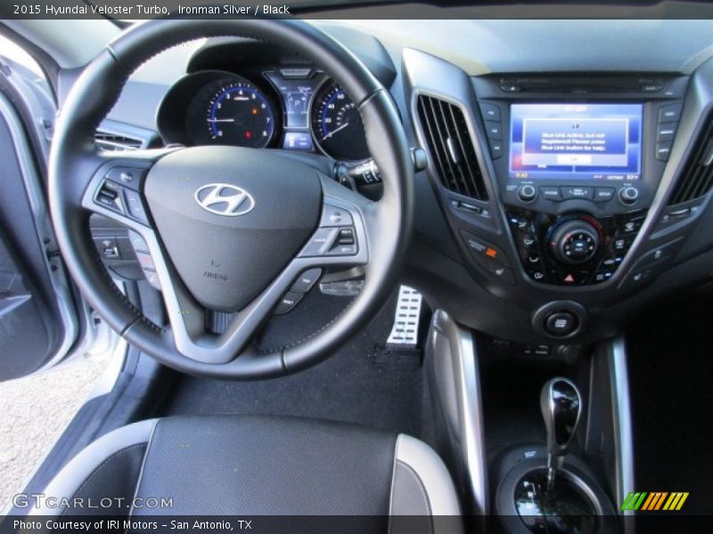 Ironman Silver / Black 2015 Hyundai Veloster Turbo
