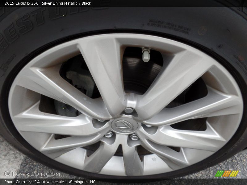 Silver Lining Metallic / Black 2015 Lexus IS 250