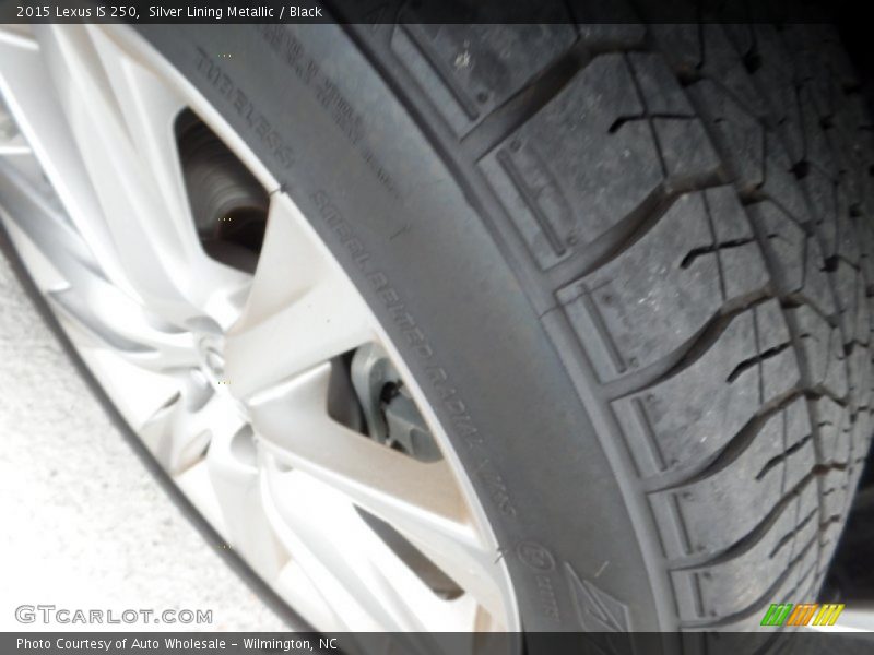 Silver Lining Metallic / Black 2015 Lexus IS 250