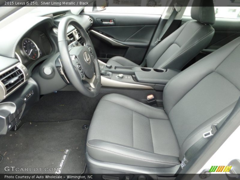 Silver Lining Metallic / Black 2015 Lexus IS 250