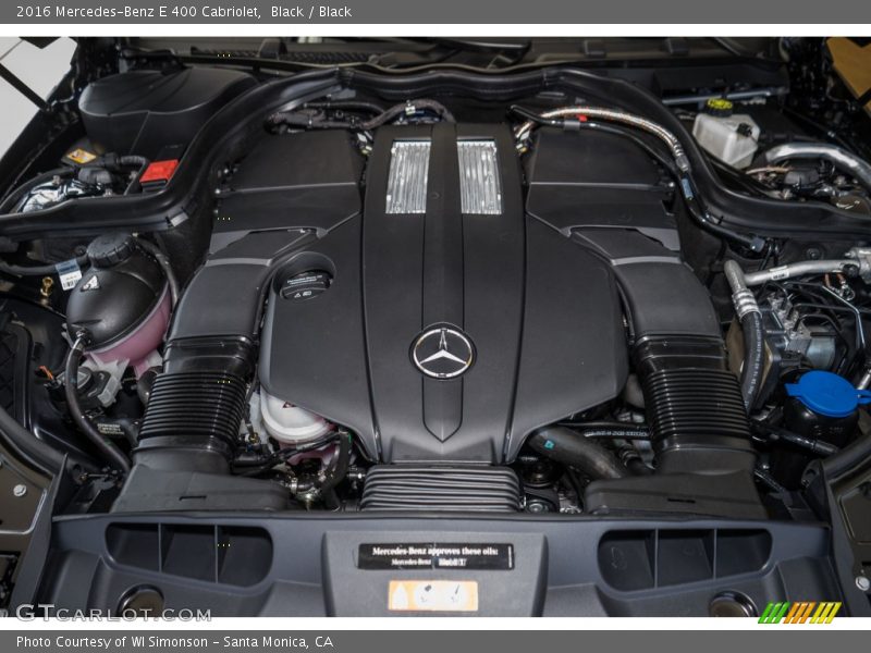  2016 E 400 Cabriolet Engine - 3.0 Liter DI biturbo DOHC 24-Valve VVT V6