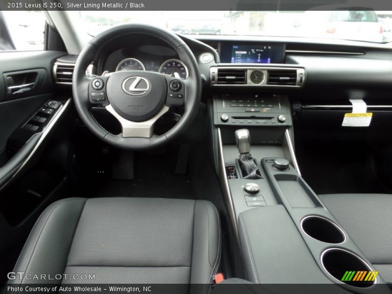 Silver Lining Metallic / Black 2015 Lexus IS 250