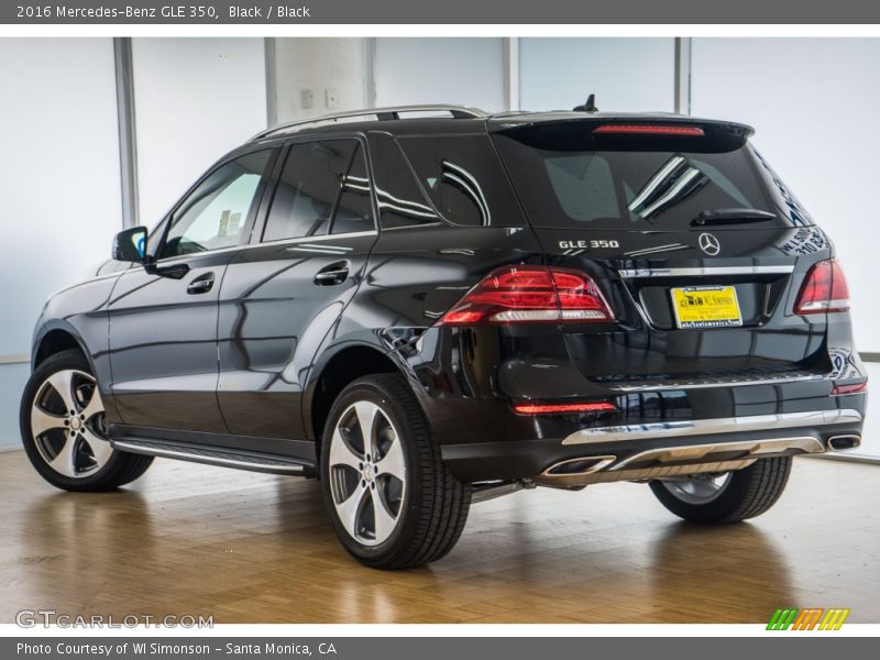 Black / Black 2016 Mercedes-Benz GLE 350