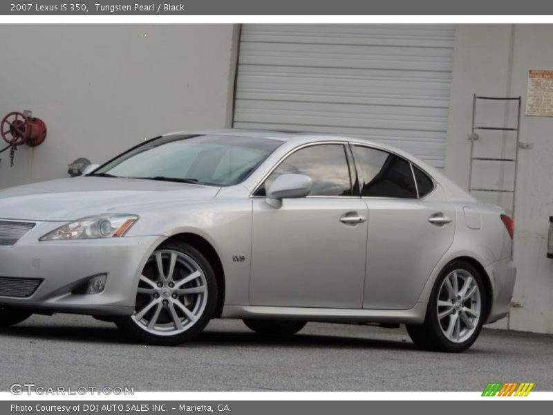 Tungsten Pearl / Black 2007 Lexus IS 350