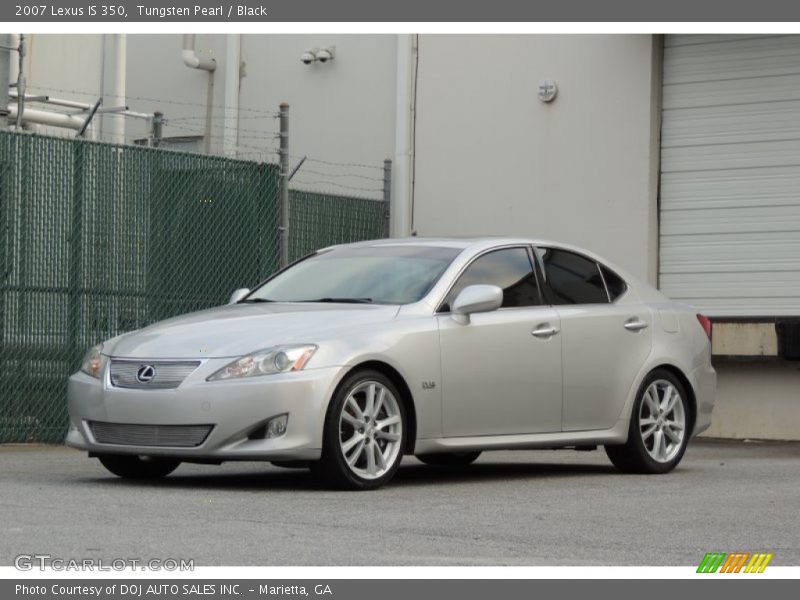 Tungsten Pearl / Black 2007 Lexus IS 350