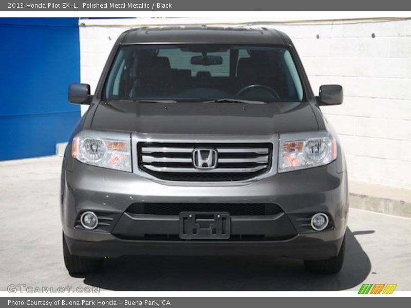 Polished Metal Metallic / Black 2013 Honda Pilot EX-L