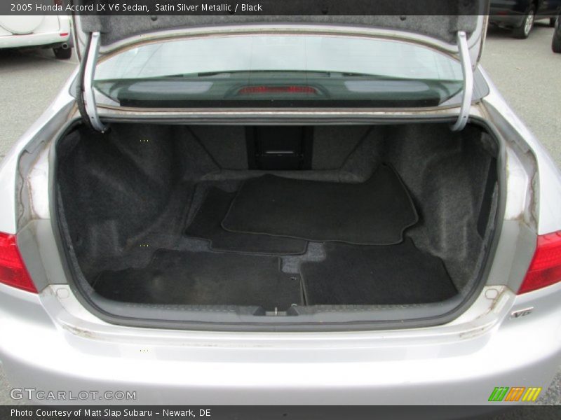 Satin Silver Metallic / Black 2005 Honda Accord LX V6 Sedan