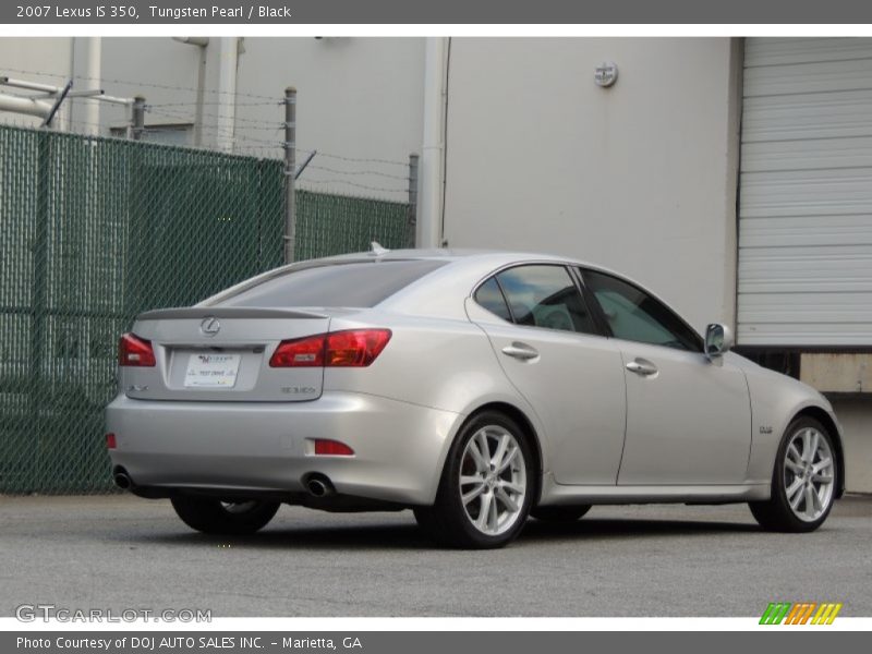 Tungsten Pearl / Black 2007 Lexus IS 350