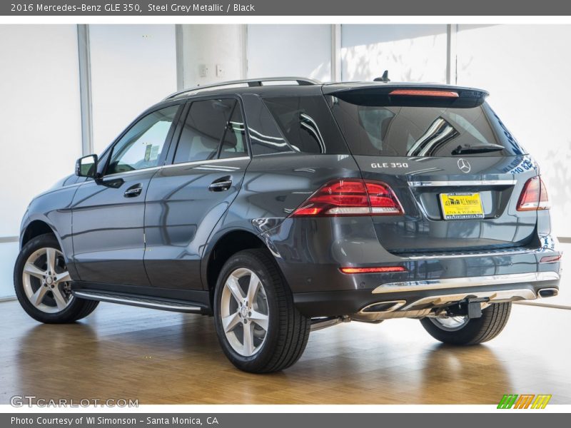 Steel Grey Metallic / Black 2016 Mercedes-Benz GLE 350
