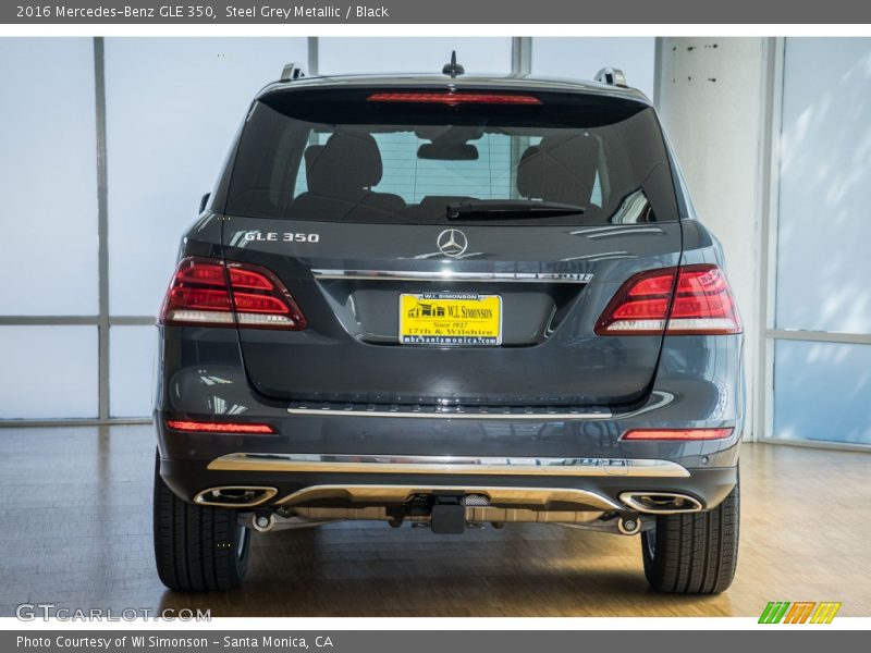 Steel Grey Metallic / Black 2016 Mercedes-Benz GLE 350