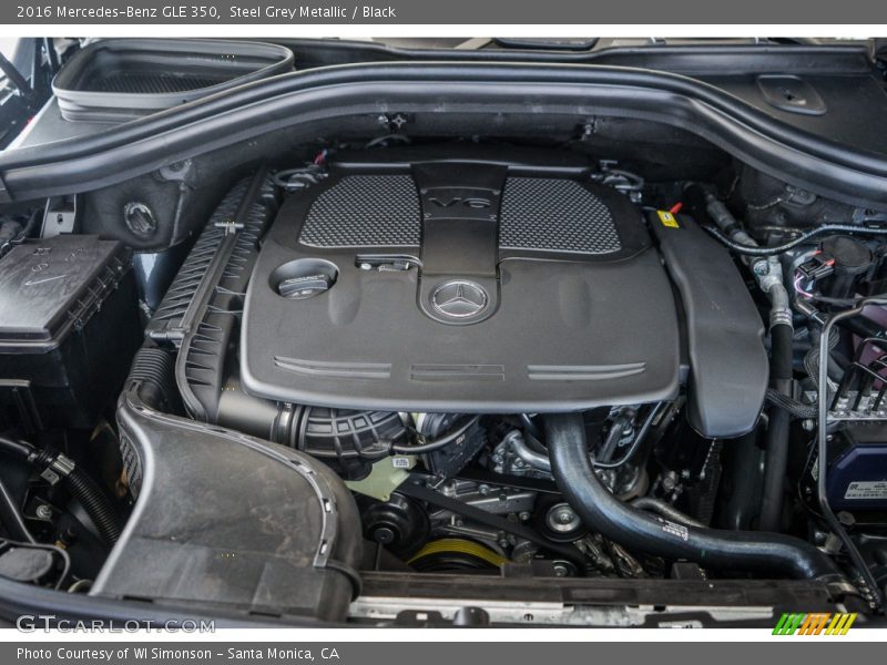 Steel Grey Metallic / Black 2016 Mercedes-Benz GLE 350