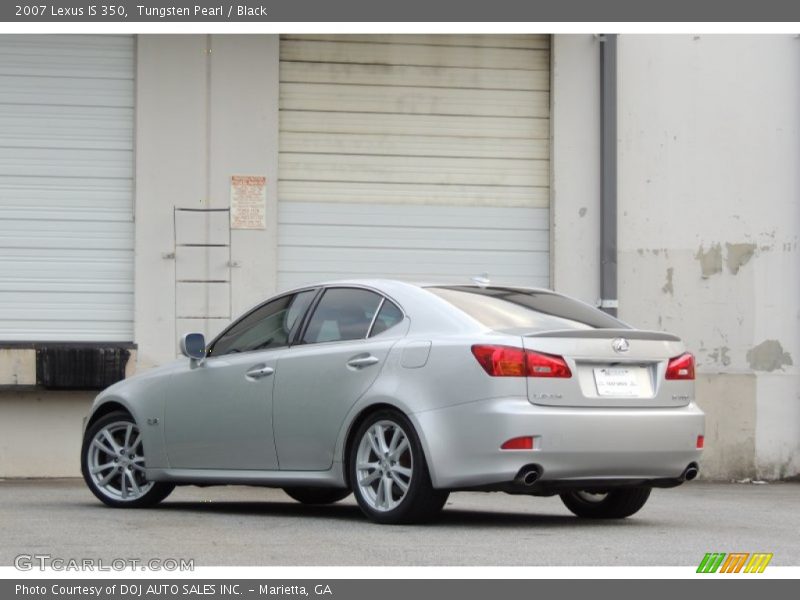 Tungsten Pearl / Black 2007 Lexus IS 350
