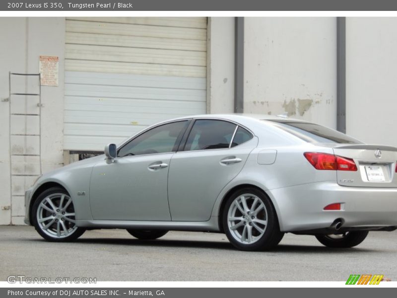 Tungsten Pearl / Black 2007 Lexus IS 350