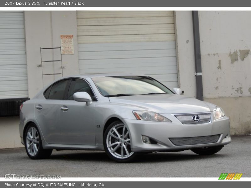 Tungsten Pearl / Black 2007 Lexus IS 350