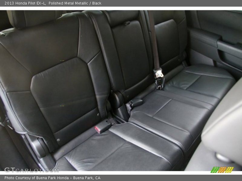 Polished Metal Metallic / Black 2013 Honda Pilot EX-L