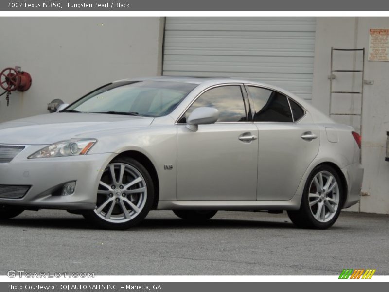 Tungsten Pearl / Black 2007 Lexus IS 350