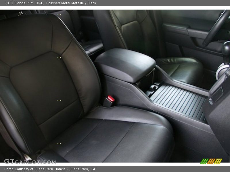 Polished Metal Metallic / Black 2013 Honda Pilot EX-L