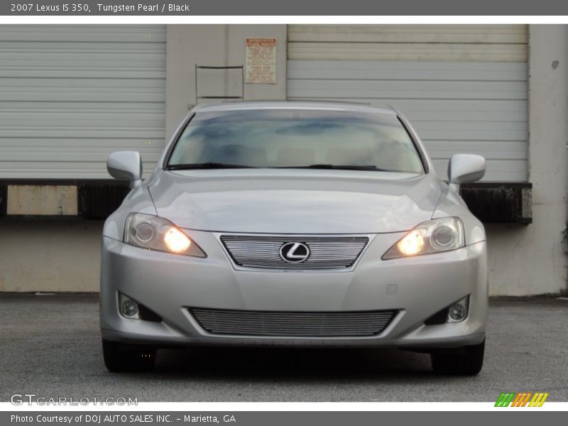 Tungsten Pearl / Black 2007 Lexus IS 350