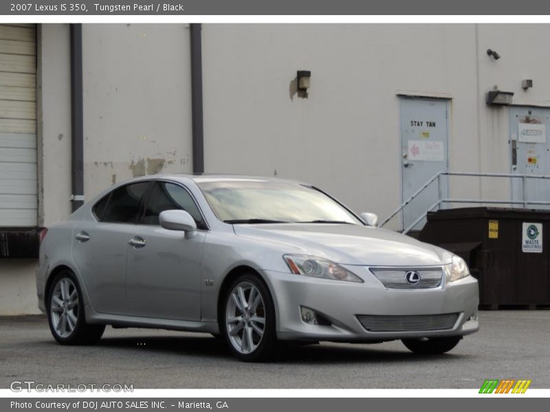 Tungsten Pearl / Black 2007 Lexus IS 350