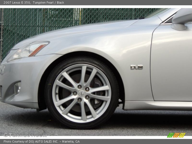 Tungsten Pearl / Black 2007 Lexus IS 350