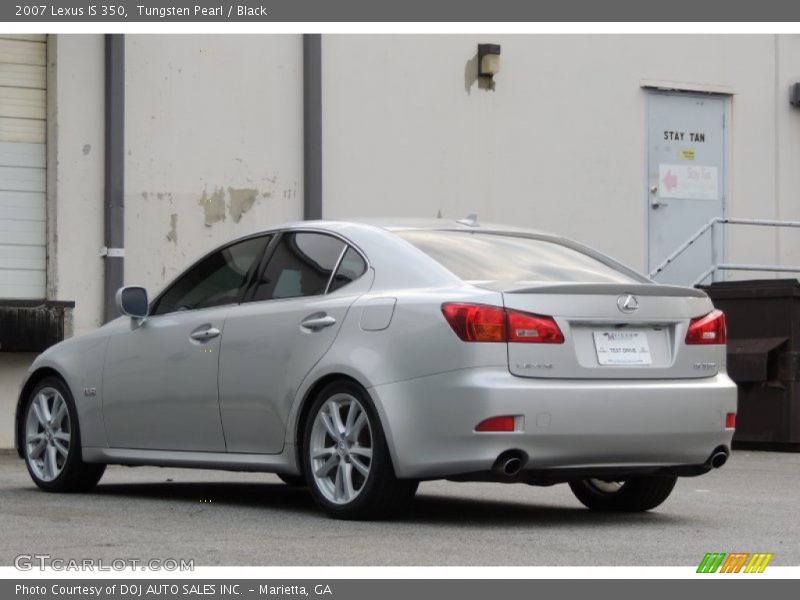 Tungsten Pearl / Black 2007 Lexus IS 350