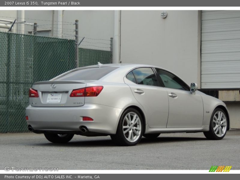 Tungsten Pearl / Black 2007 Lexus IS 350