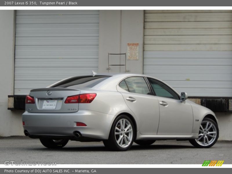 Tungsten Pearl / Black 2007 Lexus IS 350