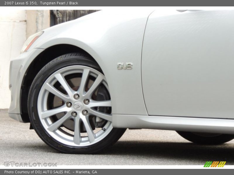 Tungsten Pearl / Black 2007 Lexus IS 350