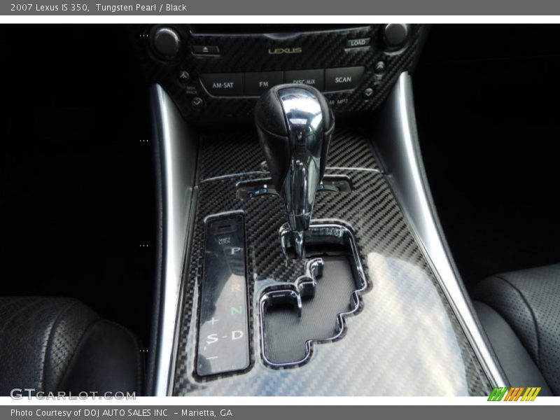 Tungsten Pearl / Black 2007 Lexus IS 350