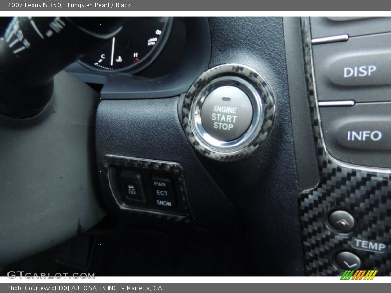 Tungsten Pearl / Black 2007 Lexus IS 350