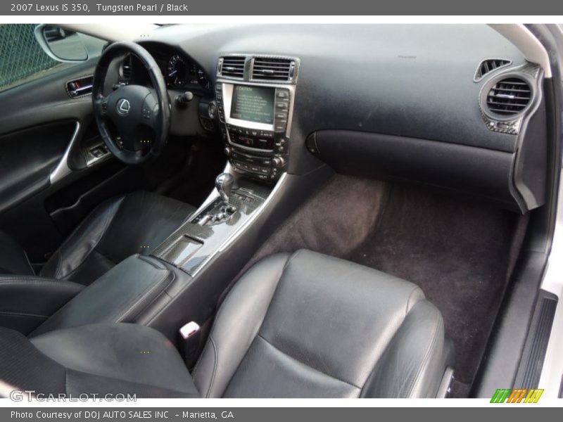 Tungsten Pearl / Black 2007 Lexus IS 350