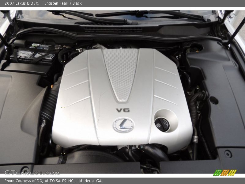 Tungsten Pearl / Black 2007 Lexus IS 350
