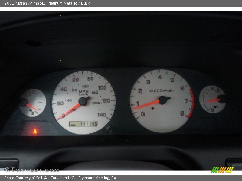 Platinum Metallic / Dusk 2001 Nissan Altima SE