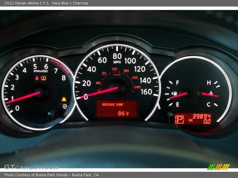Navy Blue / Charcoal 2012 Nissan Altima 2.5 S