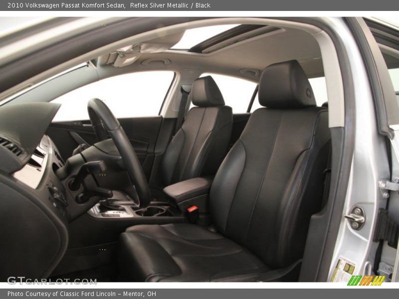  2010 Passat Komfort Sedan Black Interior