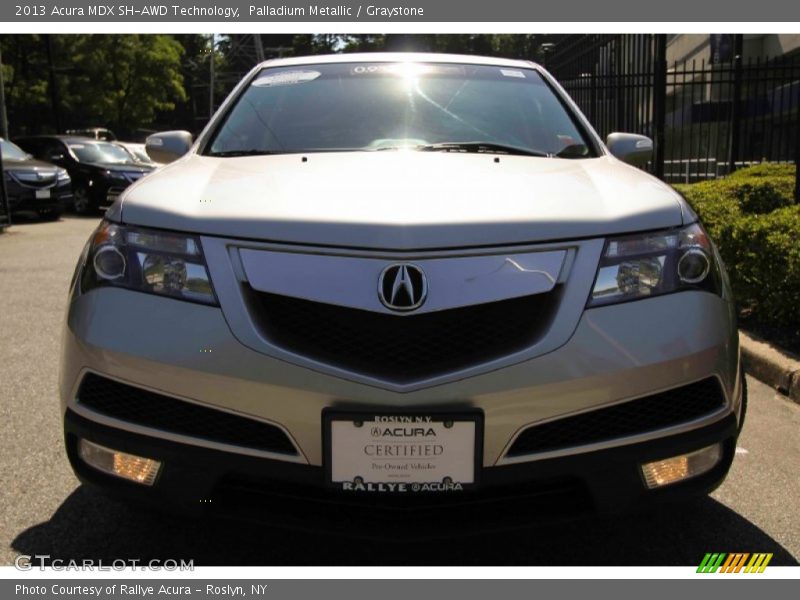 Palladium Metallic / Graystone 2013 Acura MDX SH-AWD Technology