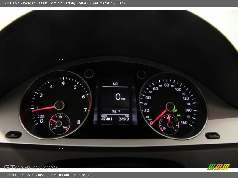  2010 Passat Komfort Sedan Komfort Sedan Gauges